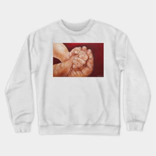 Embraced by safety Crewneck Sweatshirt